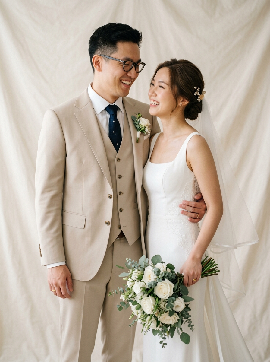 Ảnh cưới phóng to